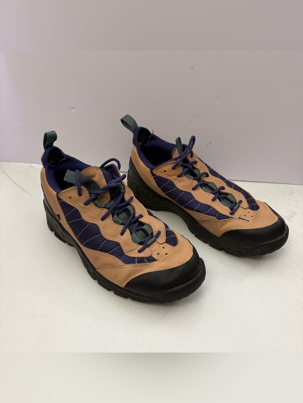NIKE ACG Air Mada VACHETTA TAN BLACK NIGHT BLUE Size 11.5 Men’s
